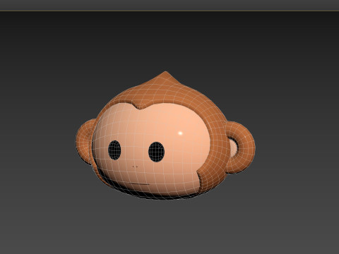 Prop144 Monkey Head 3D Model