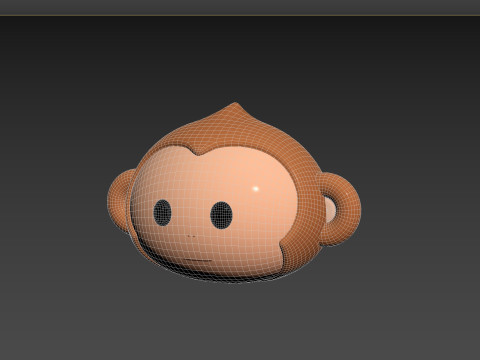 Prop144 Monkey Head 3D Model