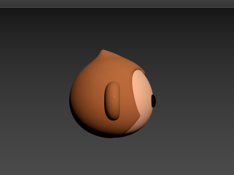 Prop144 Monkey Head 3D Model