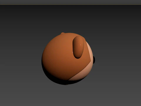 Prop144 Monkey Head 3D Model