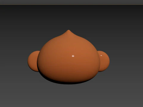 Prop144 Monkey Head 3D Model