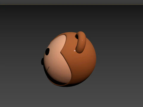 Prop144 Monkey Head 3D Model