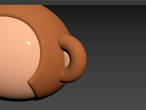 Prop144 Monkey Head 3D Model