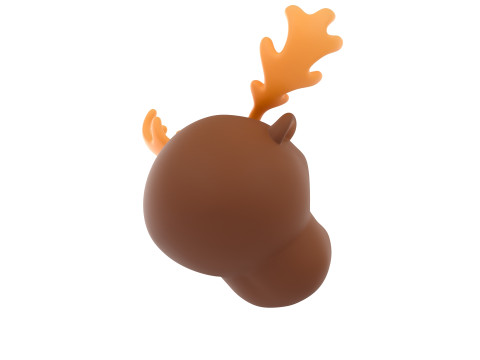 Prop145 Moose Head 3D 模型
