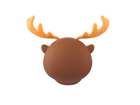 Prop145 Moose Head 3D 模型