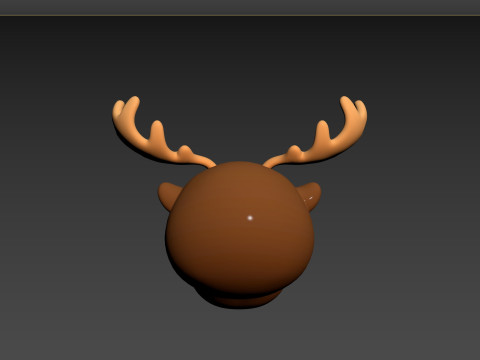 Prop145 Moose Head 3D 模型