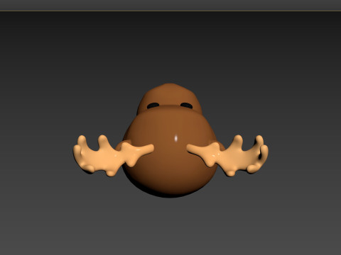 Prop145 Moose Head 3D 模型