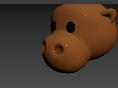 Prop145 Moose Head 3D 模型