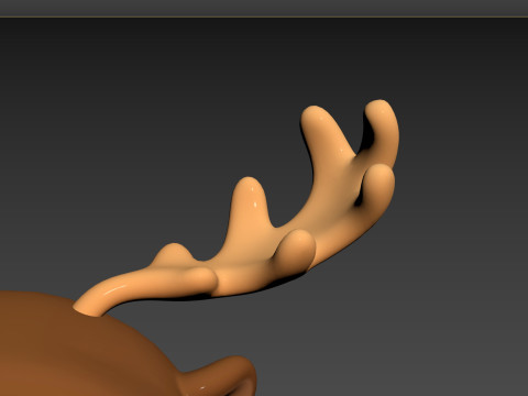 Prop145 Moose Head 3D 模型