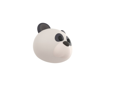 Prop146 Panda Head 3Dモデル