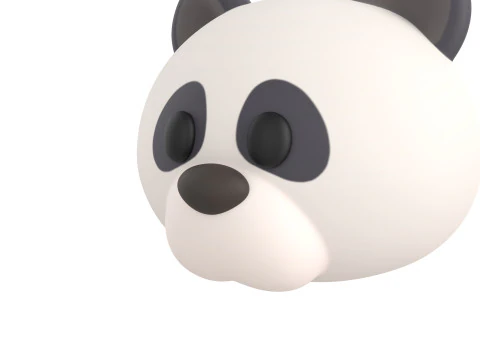 Prop146 Panda Head 3D Model