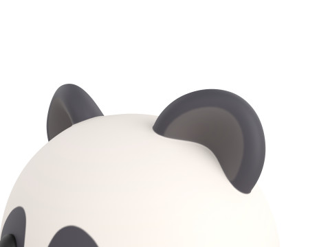 Prop146 Panda Head 3Dモデル