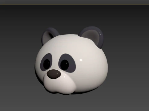 Prop146 Panda Head 3D Model
