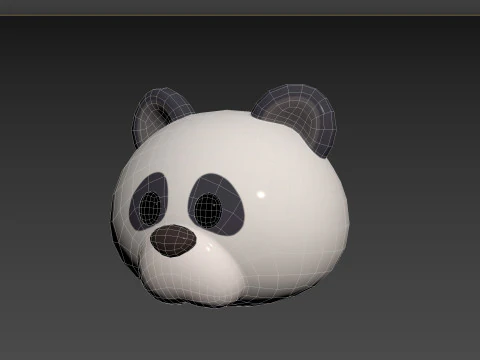Prop146 Panda Head 3D Model