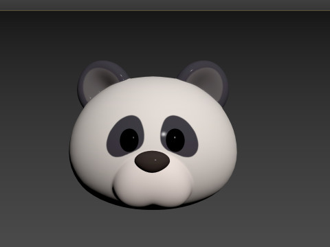 Prop146 Panda Head 3Dモデル