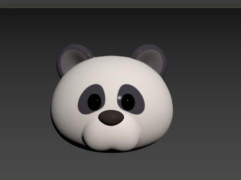 Prop146 Panda Head 3D Model