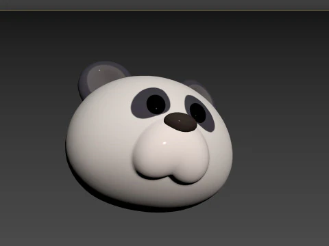 Prop146 Panda Head 3D Model
