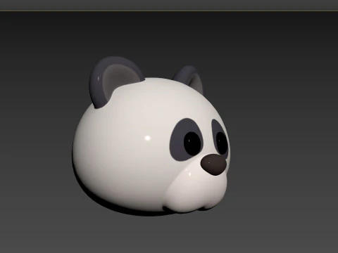 Prop146 Panda Head 3D Model