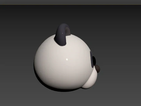 Prop146 Panda Head 3D Model