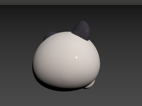 Prop146 Panda Head 3Dモデル