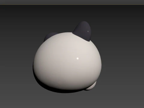 Prop146 Panda Head 3D Model