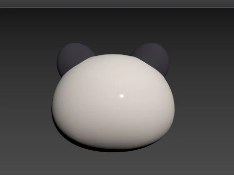 Prop146 Panda Head 3D Model