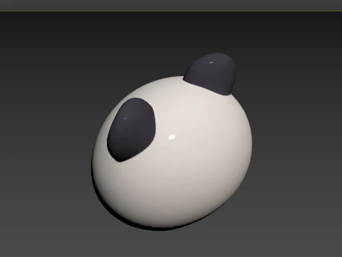 Prop146 Panda Head 3D Model