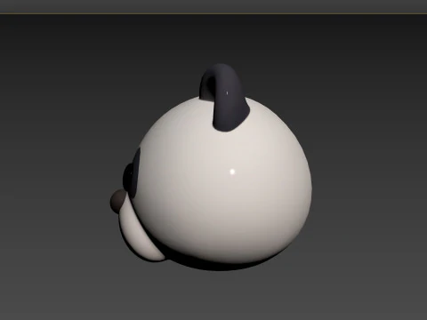 Prop146 Panda Head 3D Model