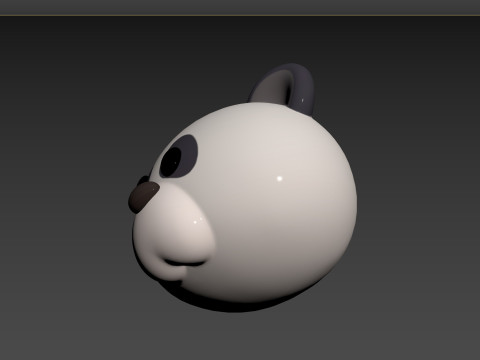 Prop146 Panda Head 3Dモデル