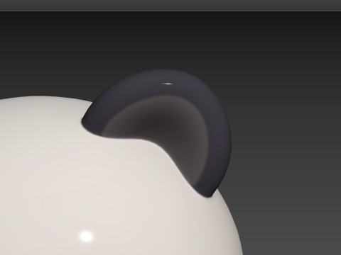 Prop146 Panda Head 3Dモデル