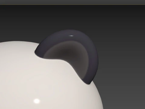 Prop146 Panda Head 3D Model