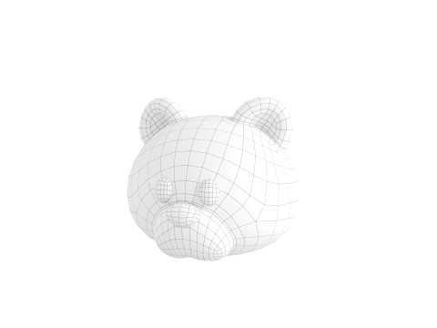 Prop146 Panda Head 3Dモデル