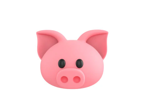 Prop147 Pig Head 3D Model