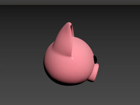 Prop147 Pig Head 3D Model