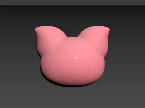 Prop147 Pig Head 3D Model