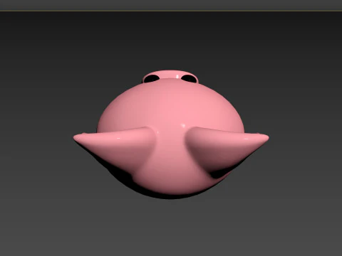 Prop147 Pig Head 3D Model