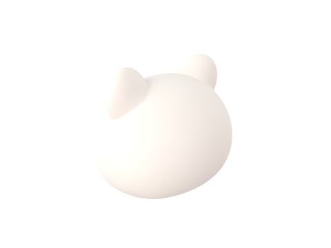 Prop148 Polar Bear Head 3D Model