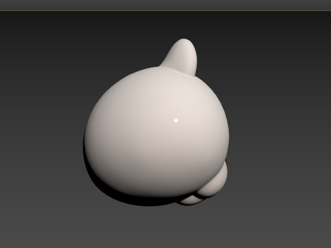 Prop148 Polar Bear Head 3D Model