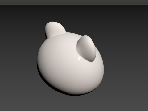Prop148 Polar Bear Head 3D Model
