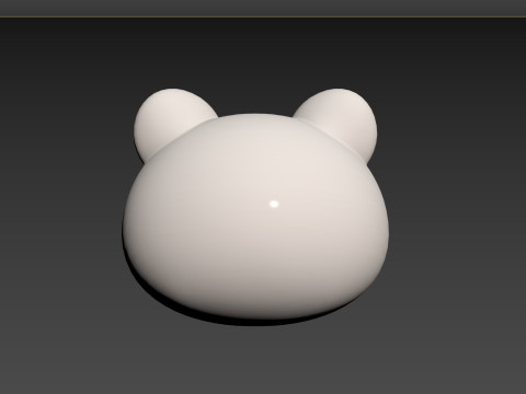 Prop148 Polar Bear Head 3D Model