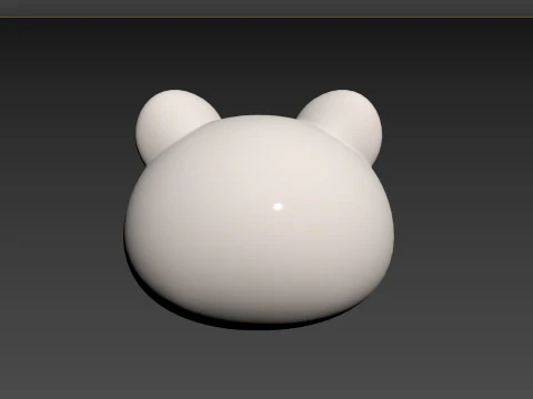 Prop148 Polar Bear Head 3D Model