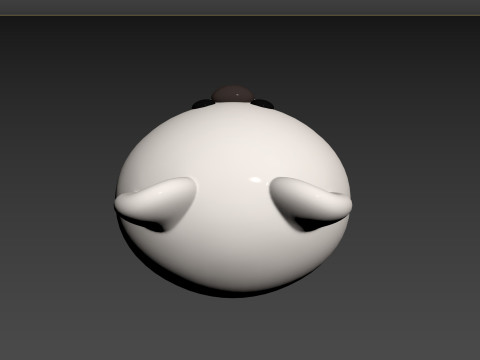 Prop148 Polar Bear Head 3D Model