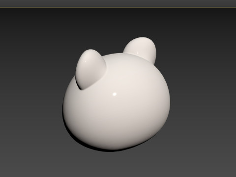 Prop148 Polar Bear Head 3D Model