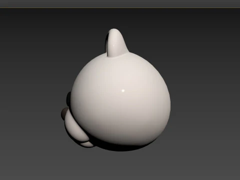 Prop148 Polar Bear Head 3D Model