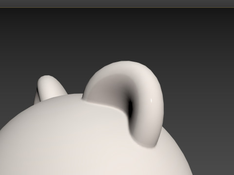 Prop148 Polar Bear Head 3D Model