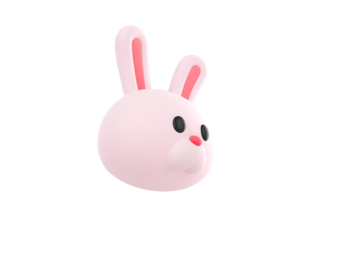 Prop149 Rabbit Head 3D Model