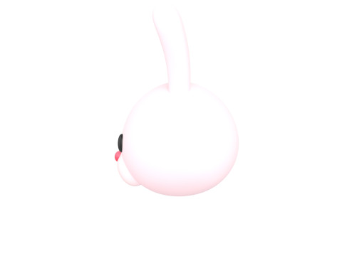 Prop149 Rabbit Head 3D Model