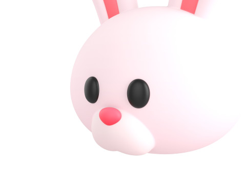 Prop149 Rabbit Head 3D Model