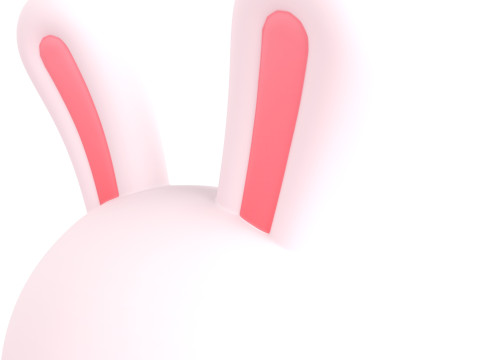 Prop149 Rabbit Head 3D Model