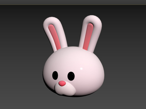 Prop149 Rabbit Head 3D Model